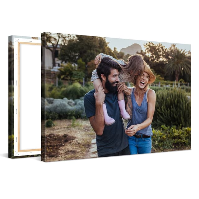 PICANOVA – Leinwandbild – Foto auf Leinwand 90x60 cm – Premium Fotoleinwand – Ihr Eigenes Bild auf Leinwand als Personalisierte Wanddeko – Wandbild mit Wunschmotiv – Fotogeschenk Leinwand 90L x 60B cm