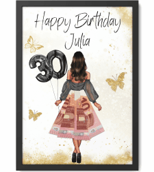 Papierschmiede® Geldgeschenk zum 30. Geburtstag | Look Änderbar! | 30 Jahre Bild mit Rahmen Geburtstagsgeschenk Beste Freundin 30. Geburtstag | Geschenk für Frau | Mädchen Geschenke | Jahrgang 1995 Angebot bei HelloDeals