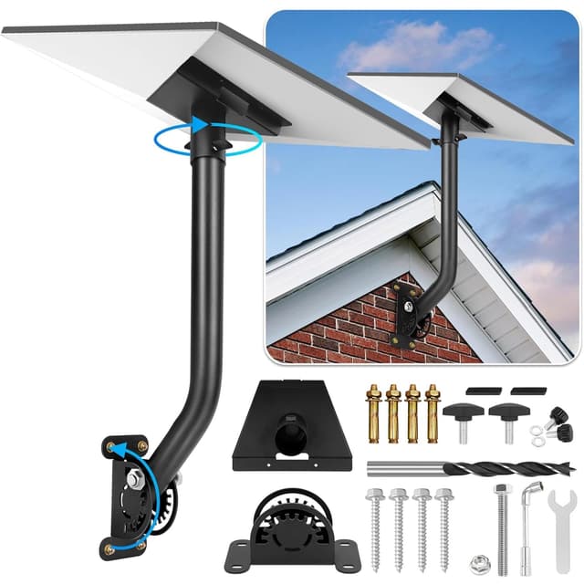 XGMATT Starlink Gen 3 Halterung - 360° Verstellbare Wandhalterung mit Gen3 Rohradapter, Kompatibel für Starlink V3 Standard Dish Internet Kit