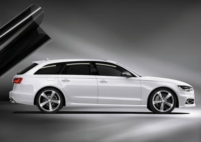 Solar Screen Fensterfolie für Mercedes C-Klasse W205 Limousine Bj 2014-2020 Black 95