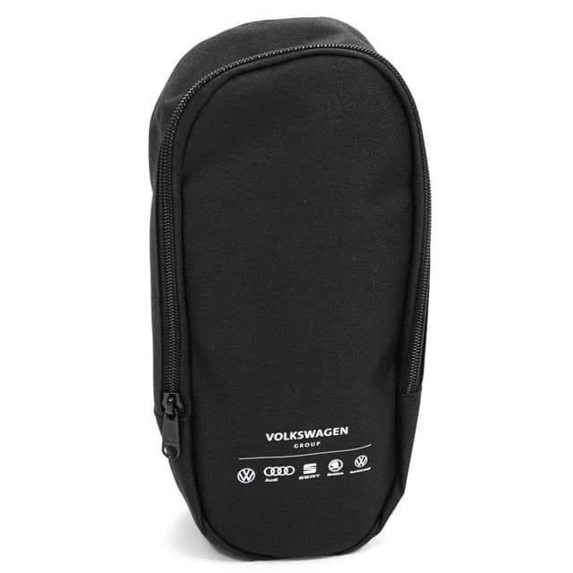 Volkswagen Z2504505MA Öltasche Motoröl, für 1L Flasche, 5-Marken-Design, mit Einfüll-Trichter (Einweg)