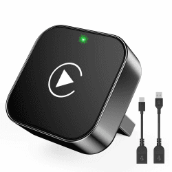 Wireless CarPlay Adapter für iPhone, 2025 Upgraded von Wired CarPlay auf Wireless, Plug und Play, 2-in-1 Mini & Stabiler Apple CarPlay Wireless Adapter Kompatibel mit iPhone iOS 10+ mit Wired Car Play Angebot bei HelloDeals