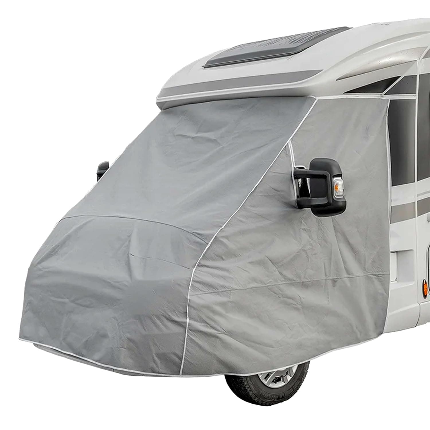 Frontscheibenabdeckung für Wohnmobil oder Campingbus – Windschutzscheibe Abdeckung Isoliert und UV-Schutz Frontscheiben Schutz (kompatibel Ducato X250 ab 06-2006 - 2014) kompatibel Ducato X250 ab 06- 2006 - 2014