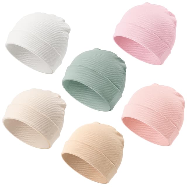 DRESHOW Neugeborenes Baby Mütze Hut Beanie Bekleidung Unisex Infant Hut Kindergarten Mütze Baby Jungen Mädchen 0-24 Monate