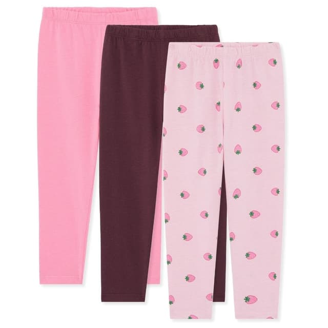 Bramble & Bear (3er-Pack) weiche Leggings für Babys und Kleinkinder – sanfte Unisex Leggings für 0-3 Jahre