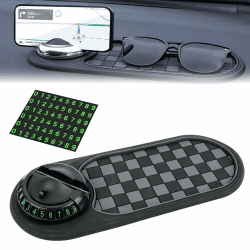 Multifunction Car Anti-Slip Mat Auto Universal Phone Holder, 3 In 1 Auto Anti-Rutsch-Pad, Auto Antirutschmatte Handyhalterung, Silikon-Matte Telefonpad für Autodekorationen, Brillen Angebot bei HelloDeals