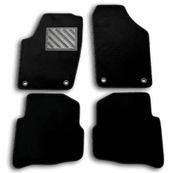 Fußmatten für VW Polo 9N 2001-2009, Fix, ovale Passform nach Maß, rutschfest, Absatzschoner aus PVC. Polo IV (9N-9N3) 2001-2009 Angebot bei HelloDeals