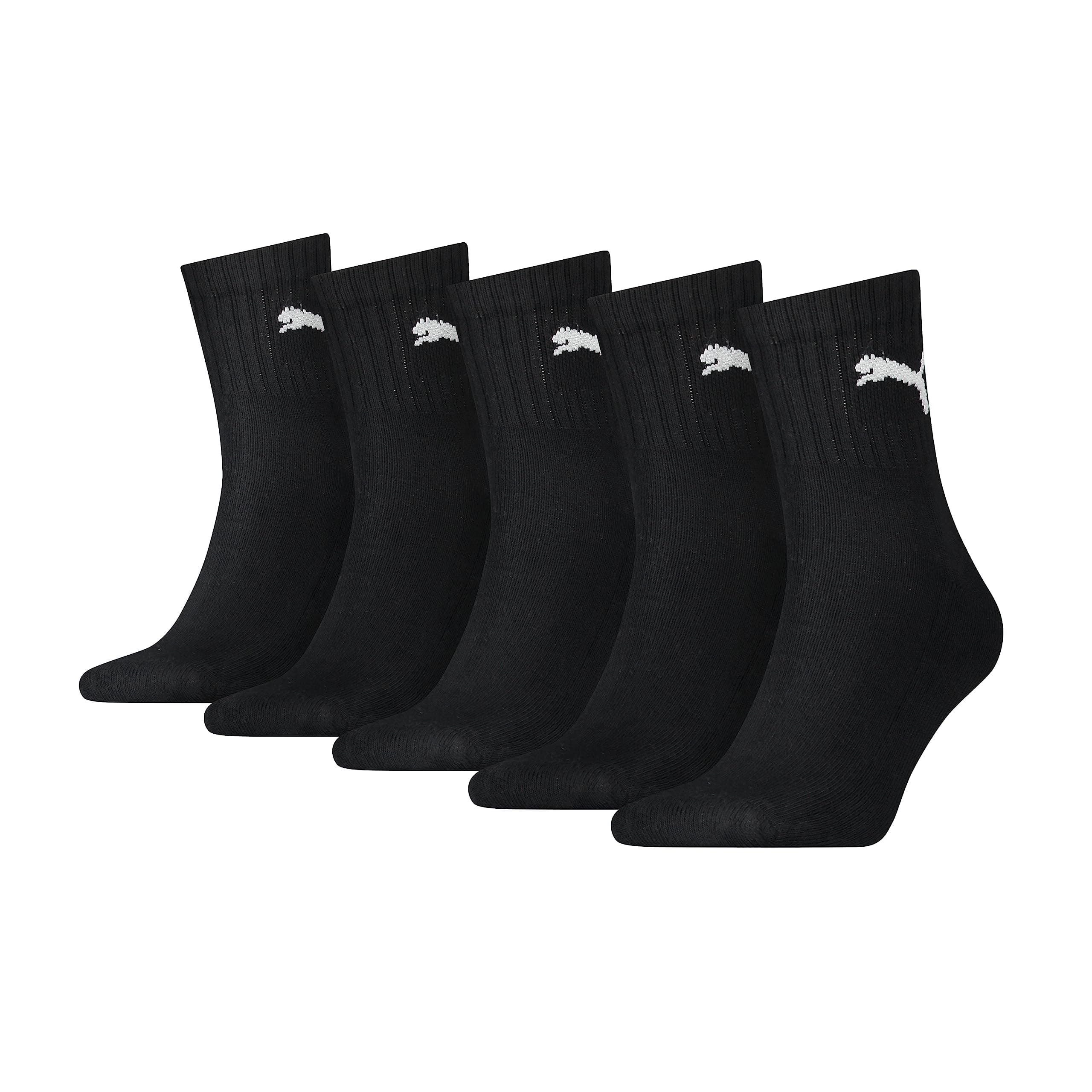 PUMA Unisex Socken (5er Pack) 43-46 Schwarz