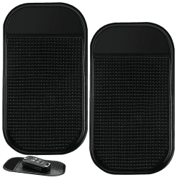 2 Stück Antirutschmatte Auto Armaturenbrett Selbstklebend, Antirutsch Pads Matte Anti-rutsch unterlage klebepads Magic-pad für Handy, Auto brillenhalterung, Sonnenbrillen Halterung, Keys, 14 x 8 cm Angebot bei HelloDeals