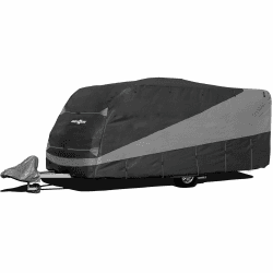 BRUNNER Wohnwagen-Abdeckplane Atmungsaktiv | Schutzhülle 6m - 6,5m x 2,4m x 2,2m | Abdeckung Sommer/Winter - Caravan Cover Design 12M - UV-Beständig, Wasserabweisend 6 - 6.5 x 2.5 x 2.2 m Angebot bei HelloDeals