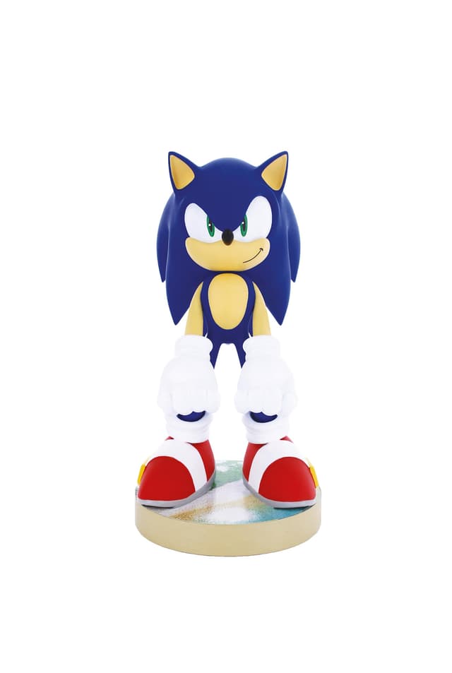 Cable Guys - Modern Sonic The Hedgehog Gaming Accessories Holder & Phone Holder for Controller (Xbox, Play Station, Nintendo Switch) & Phone (iPhone, Samsung Galaxy, Google Pixel) Moderner Sonic Cable Guy