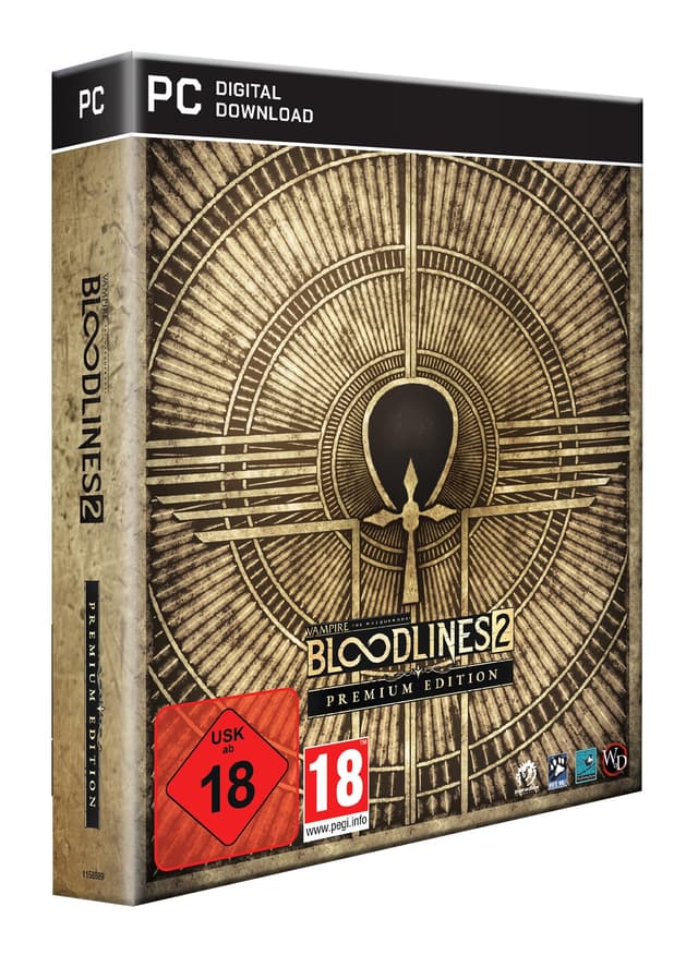 Vampire: The Masquerade Bloodlines 2 Premium Edition (Code in a Box) (PC) (64-Bit) PC Premium Edition
