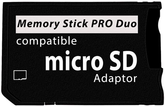 LEAGY PSP 1000, PSP 2000, PSP3000 Memory Stick Adapter, Micro SD auf Memory Stick PRO Duo MagicGate Karte für Handycam, Kamera, Sony PlayStation Portable