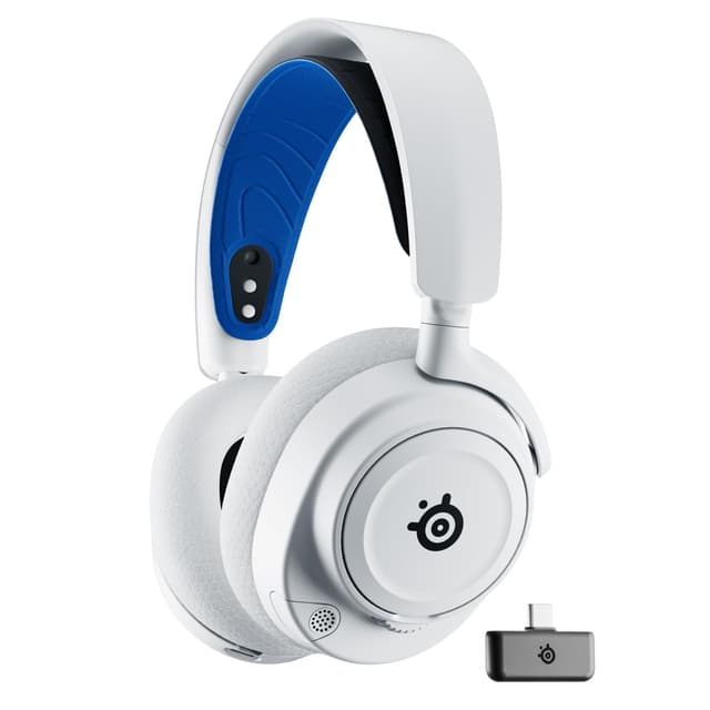 SteelSeries Arctis Nova 7P Wireless – Multi-Platform Gaming Headset– PlayStation, PC, VR – maßgeschneiderte HiFi-Treiber – 2,4 GHz + Bluetooth – 38-Std.-Akku – USB-C – Einziehbares Mikrofon