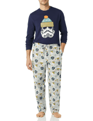 Amazon Essentials Disney | Marvel | Star Wars Herren Schlafanzug-Schlaf-Sets Flanell Angebot bei HelloDeals