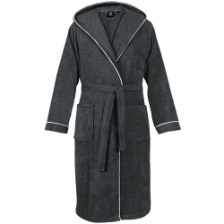 LAYNENBURG Bademantel Herren Frottee - Kapuze - Lang - 100% Baumwolle (360g/m2) - OEKO TEX Standard 100 - Größe M, L, XL, XXL, 3XL Angebot bei HelloDeals
