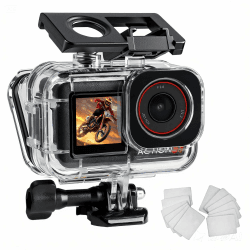 FitStill 50M/164FT wasserdichtes Gehäuse für DJI Osmo Action 5 Pro/Action 4/Action 3, perfekt für Unterwasserfotografie, doppeltes Cold Shoe-Design, DJI Osmo Action 5 Pro-Gehäuse Angebot bei HelloDeals