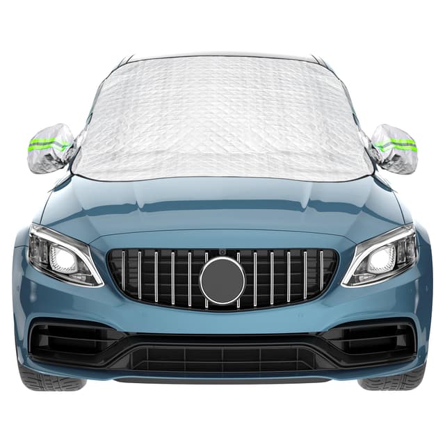 Magnetische Auto-Abdeckung-157x126cm Eisschutz & Frostschutz im Winter | Hitzeschutz & Sonnenschutz im Sommer für alle PKW 157*126cm