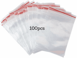 Pakico | 100 Plastikbeutel 6 x 8 cm Wiederverschließbare Durchsichtige | Dick und Haltbar | Verschlussbeutel | Kekstüten | Schmuckverpackungen | Lebensmittelbeutel | Kleine Ziplock-Beutel 6cm x 8cm Angebot bei HelloDeals