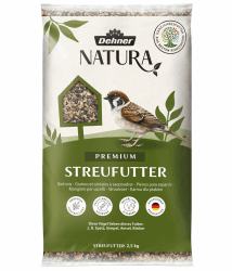Dehner Natura Premium Wildvogelfutter, Streufutter, Ganzjahresfutter proteinreich / energiereich, hochwertiges Vogelfutter für Wildvögel, 2.5 kg Saaten 2.5 kg (1er Pack) Angebot bei HelloDeals