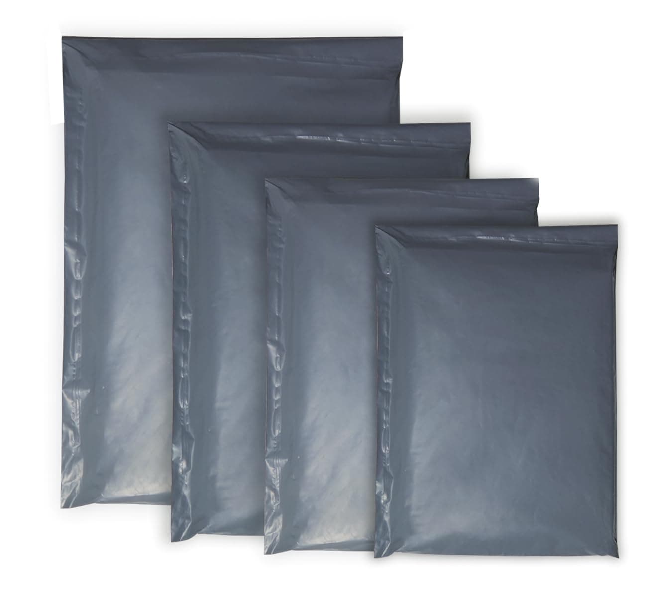 Double Dragon gemischte Größe Selbstverschluss-Polybeutel | Manipulationssichere Verpackung für Versand, Post, Versand & Lieferung | 4 Größen klein bis groß - je 15 Stück (Packung mit 60) Angebot bei HelloDeals
