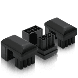 EZDIY-FAB GPU VGA PCIe 8 Pin U Turn 180 Grad Winkel Stecker Strom Adapter Board für Desktop-Grafikkarte-Reverse Typ 3-Pack DE2-RVS 8Pin Adapter X3-Schwarz Angebot bei HelloDeals