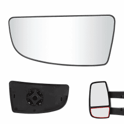 SENZEAL Spiegelglas Links Fahrerseite mit Trägerplatte für Ford Transit MK8 2014-2022 1855103 BK3117C718AB Außenspiegel Glas Ersatz (Unten Links) Angebot bei HelloDeals