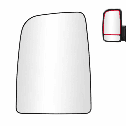 SENZEAL Spiegelglas Links Fahrerseite Beheizbar mit Trägerplatte für Mercedes-Benz Sprinter 906 2006-2018 VW Crafter 2006-2016 A0028115233 2E0857587D Außenspiegel Glas Ersatz (Oben Links) Angebot bei HelloDeals
