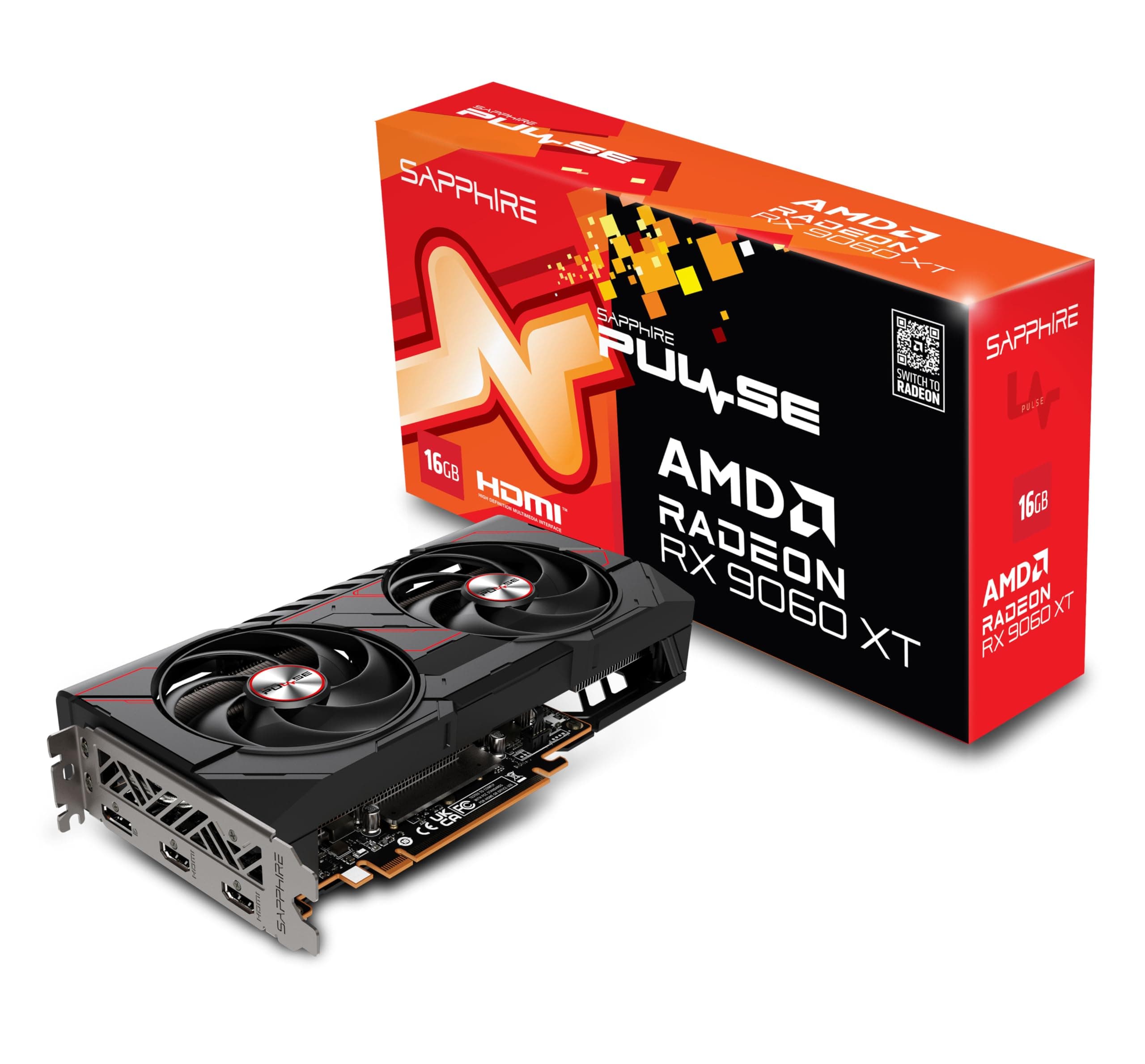 SAPPHIRE Radeon PULSE RX 9060 XT 16GB