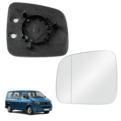 Ersatz Spiegelglas Heizbar Links Kompatibel mit VW Transporter T5 2003-2009 & Caddy 2004-2015 Spiegelglas Außenspiegel Glas Angebot bei HelloDeals