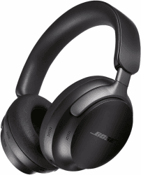 Bose QuietComfort Ultra Headphones Over-Ear-Kopfhörer mit Noise Cancelling für räumlichen Klang, Spatial-Audio-Kopfhörer, Bis zu 24 Stunden Akkulaufzeit, High-End Kopfhörer mit Raumklang, Schwarz Black Angebot bei HelloDeals