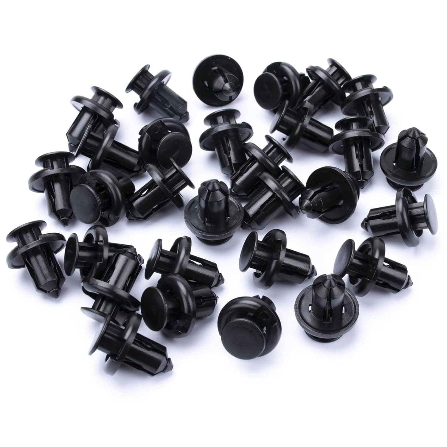 QZKJQDD 10mm Spreiznieten Kunststoff, Kotflügelnieten, Befestigungsclips Auto Clips, Auto Befestigung Clips, Stoßfänger-Verstärkungsclips, Kunststoffniete Befestigungssatz Clips für Auto (50 Stück) Pfeilschnalle-10mm-50 PCS Angebot bei HelloDeals