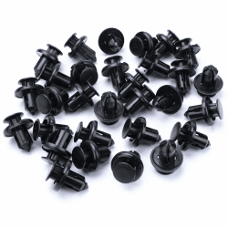 QZKJQDD 10mm Spreiznieten Kunststoff, Kotflügelnieten, Befestigungsclips Auto Clips, Auto Befestigung Clips, Stoßfänger-Verstärkungsclips, Kunststoffniete Befestigungssatz Clips für Auto (50 Stück) Pfeilschnalle-10mm-50 PCS Angebot bei HelloDeals