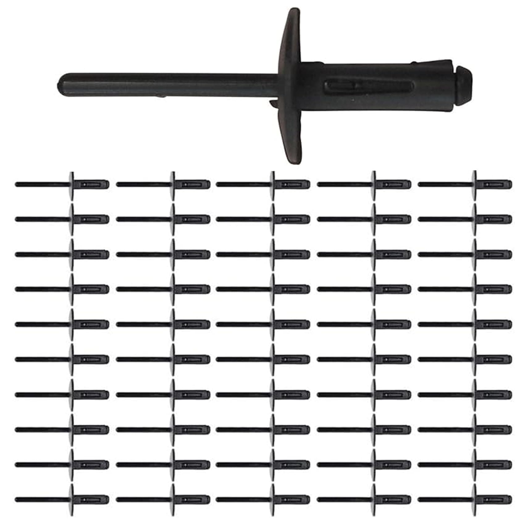 HAFRILY 50 Stück Spreiznieten Kunststoffnieten OE 51717002953 für BMW 3Er-Serie, X3, X5, X6, Z4, Mini Countryman, Mini Paceman Auto Clips Fixierung Kunststoff Nieten