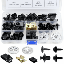 NCTNCX 80 Stück Karosserieschrauben Set Blechmutter Schraube Mutter Clip Kit für Befestigen & Reparieren Autoteil Angebot bei HelloDeals