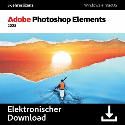 Adobe Photoshop Elements 2025 |3-Jahreslizenz | 1 Gerät│1 Benutzer│PC/Mac│ Download PC/Mac- Digital Download Standard Angebot bei HelloDeals