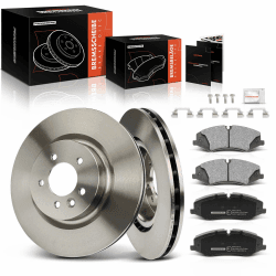 Frankberg 2x Bremsscheiben 4x Bremsbeläge mit Bremsenschmiermittel Vorne Kompatibel mit Discovery IV L319 2009-2018 Ran.ge Ro.ver Sport L494 2013-2023 Replace# SDB000622 Angebot bei HelloDeals