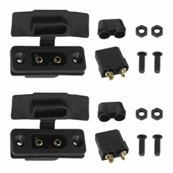 The Lord of the Tools 2 Paar XT90E XT90E-M Hochstrom-Montagestecker mit Gummikappe XT90 2-polig, verpolungssicher, kompatibel mit RC-Flugzeugdrohne Angebot bei HelloDeals