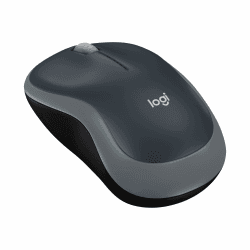 Logitech M185 Kabellose Maus, 2,4 GHz mit USB-Nano-Empfänger, 12 Monate Batterielaufzeit, 1000 DPI Optical Tracking, Für Links- und Rechtshänder, Kompatibel mit PC, Mac, Laptop - Grau Maus Kabellos M185 Angebot bei HelloDeals