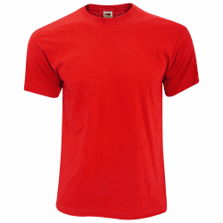 Fruit of the Loom Herren Original T Kurzärmeliges Rundhals-T-Shirt (1er Pack) Angebot bei HelloDeals