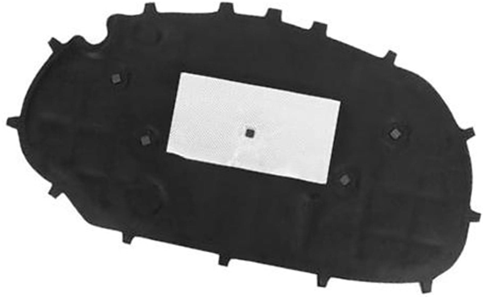 Wivplex, for VW, for Golf, 6, for Golf, 6 GTI Auto Fronthaube Schalldämmung Baumwolle Wärmedämmung Pad Abdeckung Motor-Isoliermatte(Black)