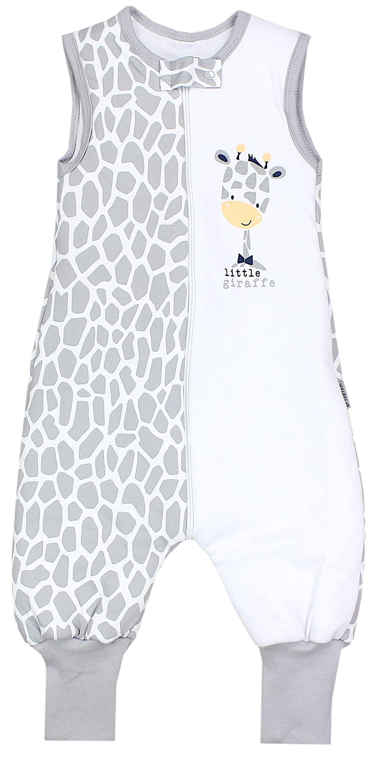 TupTam Baby Schlafsack mit Füßen Ganzjahresschlafsack 2,5 TOG 68-74 Giraffe