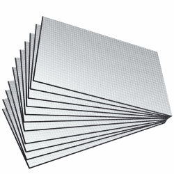 15 Stück Auto Dämmung, 18x25cm Durable Schallschutzmatte 5mm Dick Motorhaube Dämmmatte Auto Dämmmatte Selbstklebend für Schalldämmung Wasserdicht Angebot bei HelloDeals