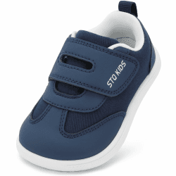 STQ KIDS Barfußschuhe Kinder Weit Zehenraum Leicht Lauflernschuhe Baby Turnschuhe Jungen Mädchen Sneaker Hallenschuhe Draußen 21-29 EU Angebot bei HelloDeals