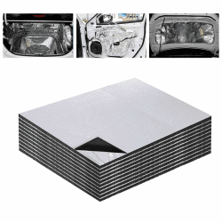 Olgary 10 Stück Dämmmatte Auto-40*25cm Schallschutzmatte, Aluminium Butyl-Isolierung für Auto,Isoliermatte Selbstklebend,Feuerfest, Feuchtigkeitsfest, Wasserdicht Angebot bei HelloDeals