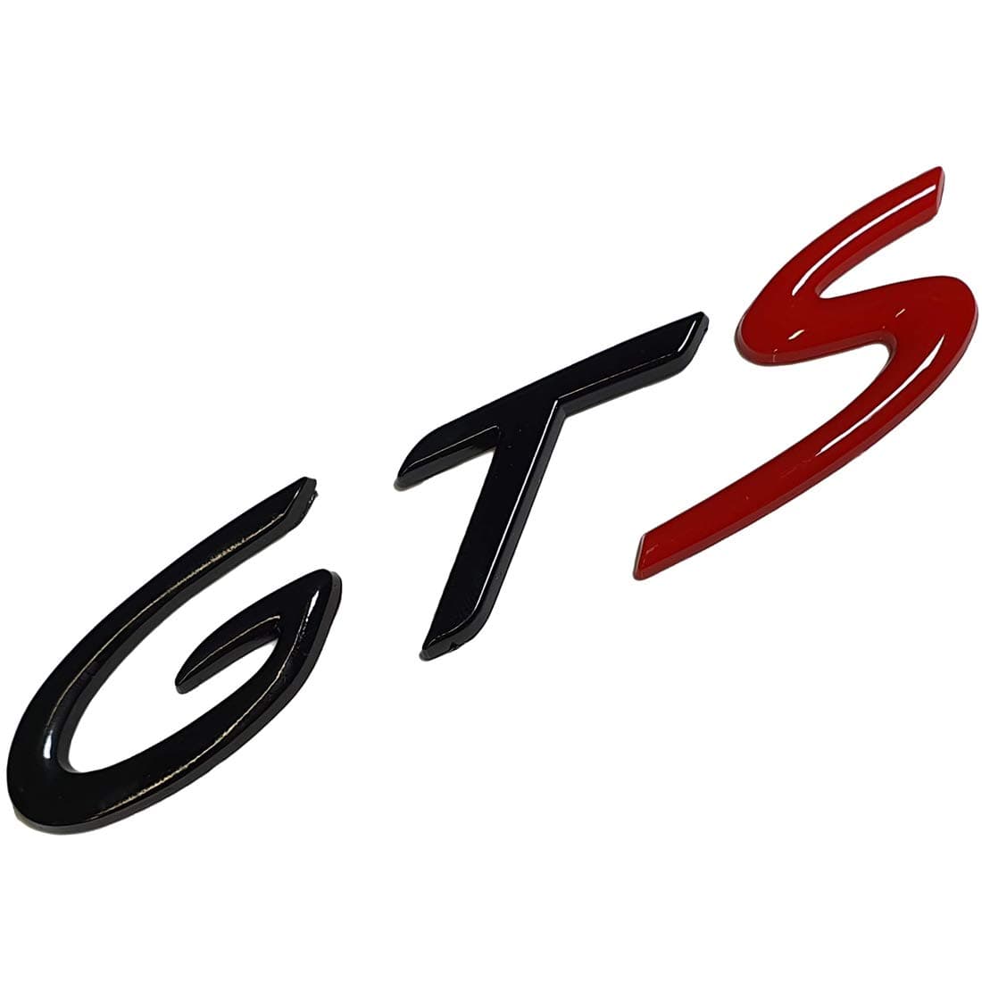 CTRONIC GTS Emblem für 911 Carrera Schwarz / Rot glänzend