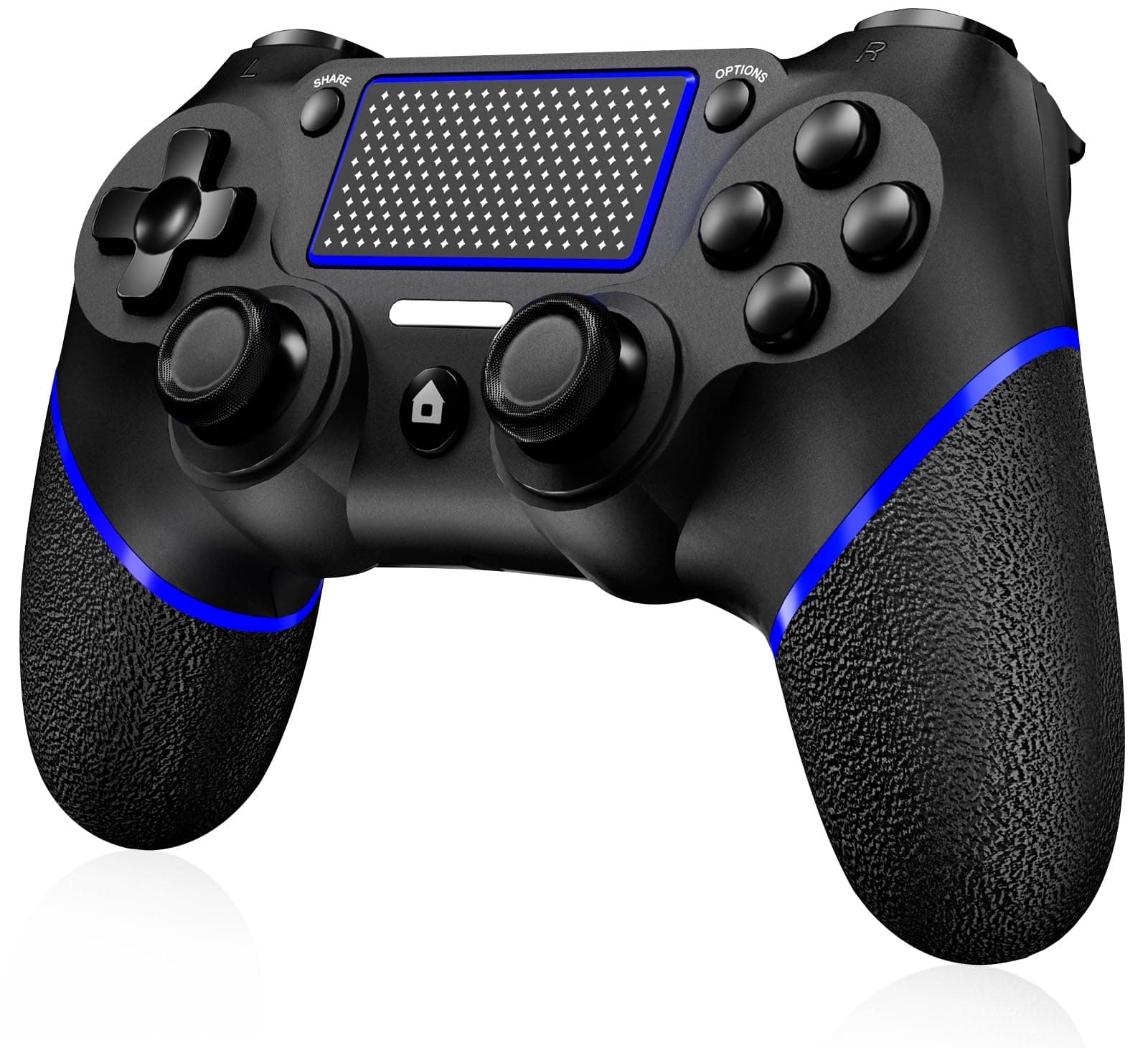 Shiptree Wireless Controller für PS-4, Gamepad Joystick Controller kompatibel mit P4/Pro/Slim/PC, Dual-Vibration, Audio, Hochpräzises Touchpanel, 6-Achsen-Gyrosensor, 360° Präzise Steuerung Angebot bei HelloDeals