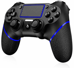 Shiptree Wireless Controller für PS-4, Gamepad Joystick Controller kompatibel mit P4/Pro/Slim/PC, Dual-Vibration, Audio, Hochpräzises Touchpanel, 6-Achsen-Gyrosensor, 360° Präzise Steuerung Angebot bei HelloDeals