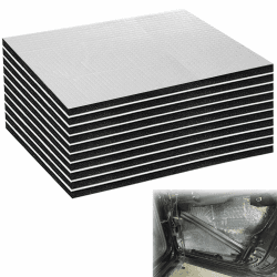 IIRC 10PCS 40x25cm Dämmmatte Auto, 5mm/10mm Universal Schallschutzmatte, Isoliermatte Selbstklebend, schalldämmend, Wasserdicht, Feuerfest, Feuchtigkeitsfest (10mm) Angebot bei HelloDeals