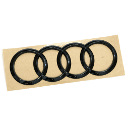 Audi 80A071802 Ringe Logo Black Edition Aufkleber Emblem Blackline, schwarz, Nicht für Sportback Angebot bei HelloDeals